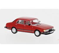 Brekina PCX870756 Saab 900 Limusina, Roja, 1981, H0, Nueva 2025
