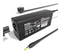 Brekiya 19V 65W Fuente de alimentación Cargador para Acer LCD Monitor S201HL S202HL S220HQL S230HL S240HL G226HQL G236HL G246HL H236HL SA230, Aspire E15 N15Q1 N16Q1 2 E5 R3 Cargador para portátil