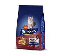 Brekkies Pienso para Gatos Delicious con una Selección de Aves y Verduras - 3000 gr