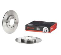 BREMBO 2x Disco Freno Trasero 247 Completo para Peugeot 206Cc 2D 2E/K 2A/C