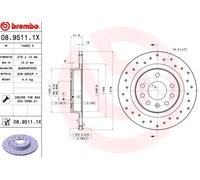 Disco de freno BREMBO XTRA LINE BREMBO 08.9511.1X, 1 Pieza
