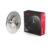 Brembo 08.9512.17 Disco de Freno Trasero con cojinete Integrado y ABS