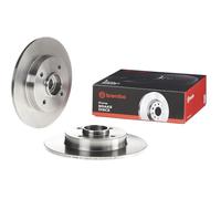Brembo 08.9512.17 Disco de Freno Trasero con cojinete Integrado y ABS