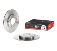 Brembo 08.9602.10 Disco de freno trasero, juego de 2