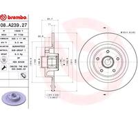 BREMBO 08.A239.27 Disco de freno