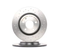 Disco de freno BREMBO 08A7591X trasero, perforado, perforado, macizo, 1 Pieza