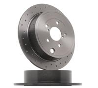 2x Disco de freno macizo 08.C252.1X BREMBO para SUBARU TOYOTA