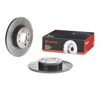 Brembo Disco de freno Max 08.5086.75 delantero ranurado macizo 1 pieza