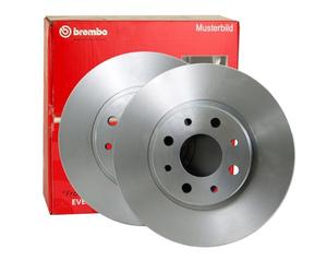 Brembo 08763710 Disco de Freno, Set de 2