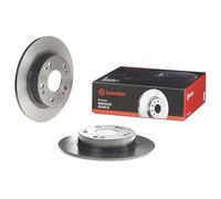 Disco de freno BREMBO 08A14711 trasero, macizo, 1 Pieza