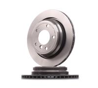 2 Discos De Freno Brembo Barnizado Para Eje Trasero 9684111