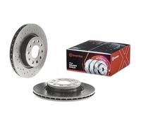 Disco de freno BREMBO 0991671X delantero, perforado, ventilado , perforado, 1 Pieza