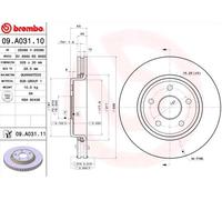 2X Discos de Freno Delant. Jeep Grand Cherokee III 2005 Commander 2005-