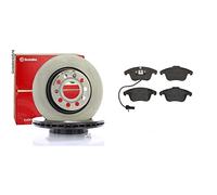 Brembo 09.A820.11 Coated Disc Line Disco De Freno, 1 Pieza + P 85 113 Pastillas De Frenos