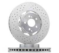 2x Disco de freno ventilación interna 09.A945.33 BREMBO para MERCEDES-BENZ CLS