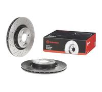 Disco de freno BREMBO 09B75421 delantero, ventilado , ranurado, altamente carbonizado, 1 Pieza