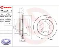 BREMBO Discos de freno para SUZUKI: Jimny (Ref: 09.C220.10)