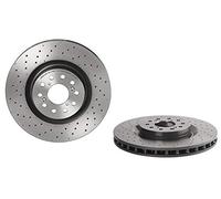 Disco de freno BREMBO 09C33811 delantero, ventilado , altamente carbonizado, 1 Pieza