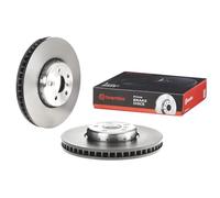 Disco de freno BREMBO 09D09513 delantero, ventilado , altamente carbonizado, 1 Pieza