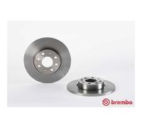BREMBO 2X Disco De Freno Delante 257 Completo Para Opel Corsa D S07 08.5086.34