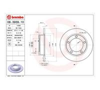 BREMBO 2X Disco De Freno Delante 272 Completo Para Lada Niva 2121 Nadeschda 2120