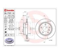 BREMBO 2X Disco De Freno Trasero 276 Ventilado Para BMW 3 Series E46 E36