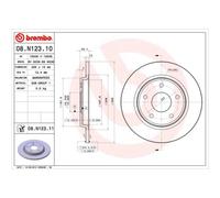 BREMBO 2X Disco De Freno Trasero 305 Completo Para Dodge Journey Nitro JC Fiat