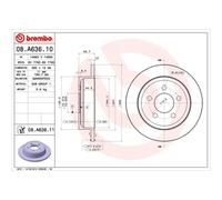 BREMBO 2x Disco Freno Trasero 285 Completo para Jeep Wrangler II Tj Cherokee