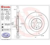 BREMBO 2x Disco Freno Trasero Ø350 MM con Ventilación Interior para Audi Q7 4M