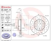 BREMBO 2X Discos De Freno Ø 276 Perforados/Interior Para VW Golf VII 5G1 BE1 AM1