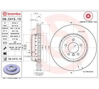 BREMBO 2X Discos De Freno Delanteros Ø348 Mm Ventilados Para BMW Z4 Roadster E89