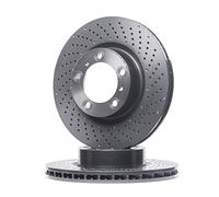 Disco de freno BREMBO 09D93111 delantero, ventilado , altamente carbonizado, 1 Pieza