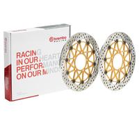 Discos de freno brembo upgrade supersport-208973756-pareja para moto repuestos
