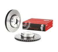 Disco de freno BREMBO 09C39813 delantero, ventilado , ranurado, altamente carbonizado, 1 Pieza