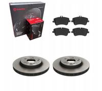 BREMBO Discos de freno + Pastillas delanteras MERCEDES CLK C209 C W203 S203 C...