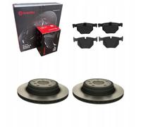 BREMBO Discos de freno + Pastillas traseras BMW 5 E60 E61 2002- 6E63
