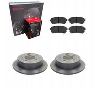 BREMBO Discos de freno + Pastillas traseras HYUNDAI SONATA V KIA SPORTAGE II ...