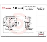 BREMBO F BR 029B Pinza de freno