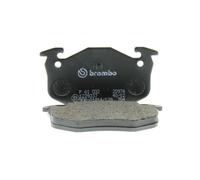 BREMBO Juego de 4 pastillas de freno para PEUGEOT: 106, 205, 206, 309, 306 & RENAULT: R19, Clio, Mégane Classic, Mégane, R11, Thalia (Ref: P 61 032)