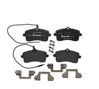 Brembo Pastillas de freno P 61 109 – Juego de 4 delanteras para PEUGEOT 407 y 407 SW