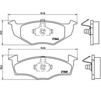 BREMBO Juego de pastillas de freno Delantero para VW GOLF III (1H1) P 85 030