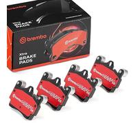 BREMBO Juego de pastillas de freno Trasero preparado para indicador de desgaste sin accesorios con pesos de equilibrio P 85 070X Juego de pastillas de freno Compatible con VW Touareg 7LA, 7L6, 7L7