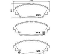 BREMBO Juego Pastillas de Freno de Disco Delant. Apto para Mazda 3 2.0 1.5 CX-3