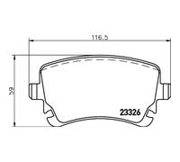 Pastillas de freno P 85 143 BREMBO para BENTLEY AUDI