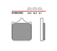 BREMBO KIT PASTIGLIE FRENO ANT. MONTA SU BMW S 1000 RR 1000 17-18-07BB33RC