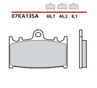 Brembo S.p.A. Pastillas de freno de carretera metal sinterizado - 07KA13SA