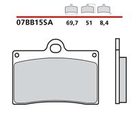 BREMBO KIT PASTIGLIE FRENO ANTERIORE PARA VOXAN ROADSTER 1000 00-06-COD. 07BB15S