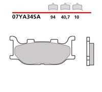 Brembo Pastillas de freno 07YA34SA – Metal sinterizado de carretera