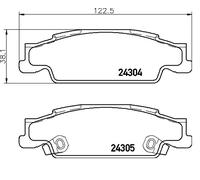 BREMBO P 09 007 Juego de pastillas de freno