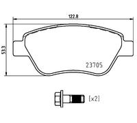 BREMBO P 23 169 Juego de pastillas de freno